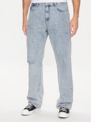 Priliehavé džínsy Karl Lagerfeld Jeans modrá