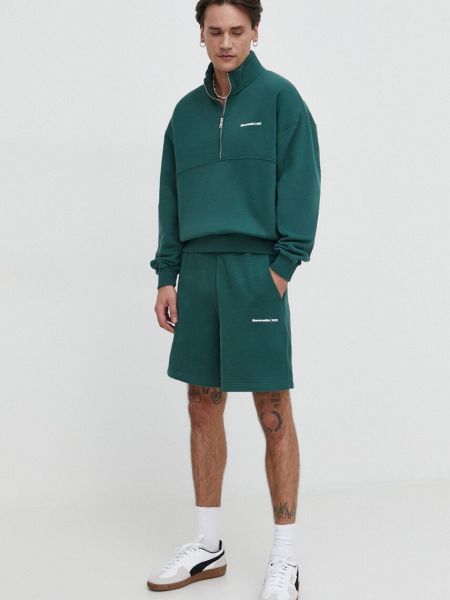 Pantaloni Abercrombie & Fitch verde