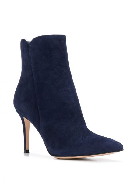 Ankle boots Gianvito Rossi niebieskie