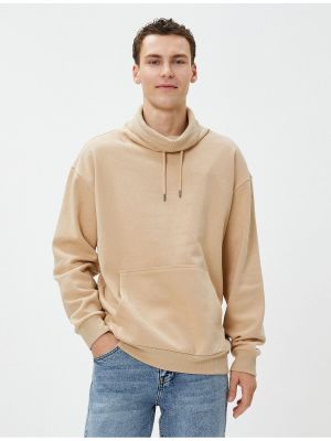 Džemperis su raišteliais su šalio formos apykakle oversize Koton