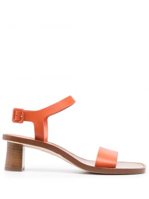 Sandales en cuir Dear Frances orange