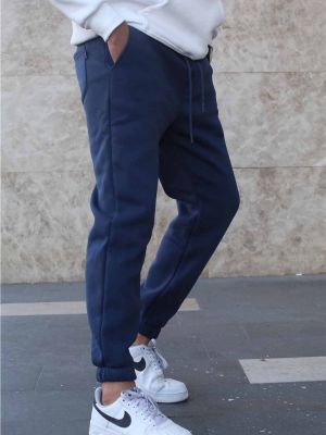 Spodnie sportowe Madmext niebieskie