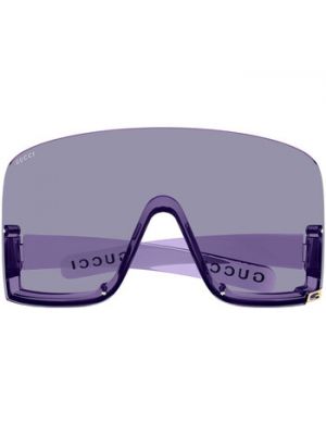 Okulary przeciwsłoneczne Gucci fioletowe