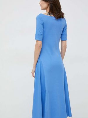 Mini ruha Lauren Ralph Lauren kék