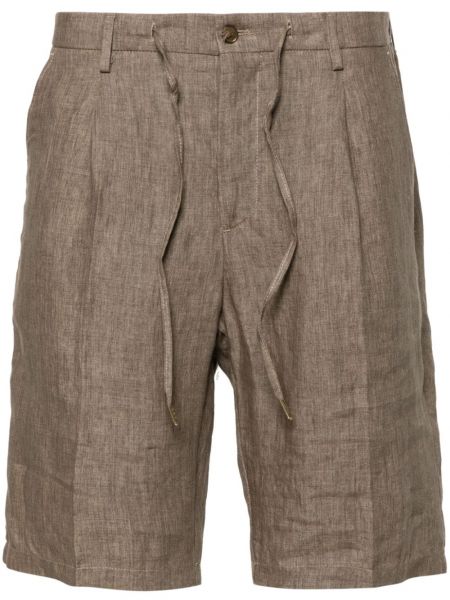 Lanene kratke hlače Briglia 1949 smeđa