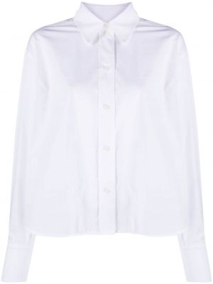 Košile s výšivkou Victoria Beckham bílá