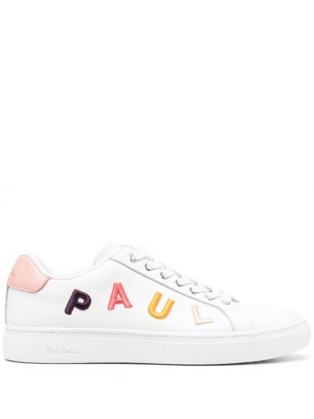 Sneakers di pelle Paul Smith bianco