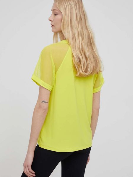 Однотонная блузка Dkny желтая