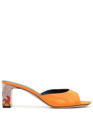 Sandale din piele Iindaco portocaliu