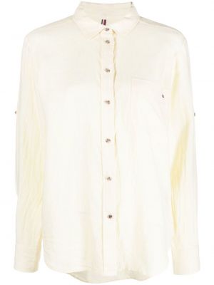 Siuvinėta marškiniai Tommy Hilfiger geltona