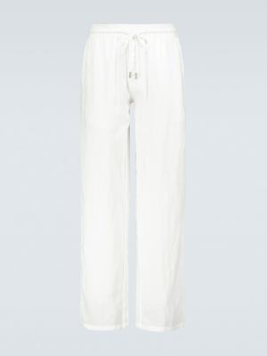 Льняные брюки Vilebrequin белые