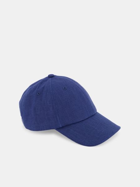 Gorra de lino Dustin azul