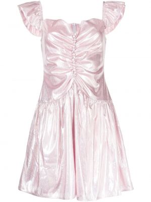 Koktejlové šaty Batsheva růžové