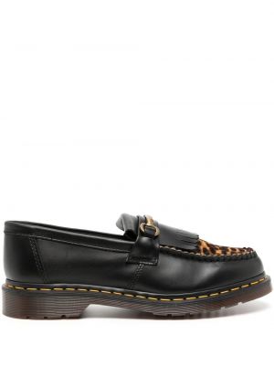 Pantofi loafer cu imagine cu model leopard Dr. Martens