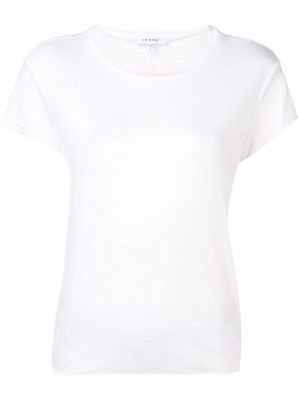 Camiseta de cuello redondo Frame blanco