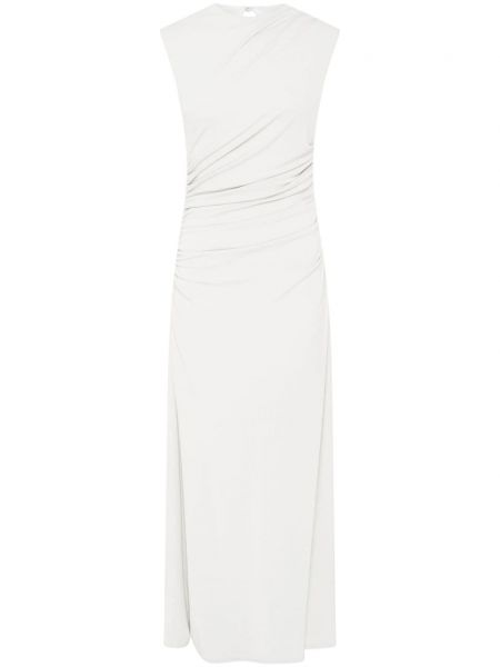 Τραπεζοειδές φόρεμα από ζέρσεϋ Anna Quan λευκό