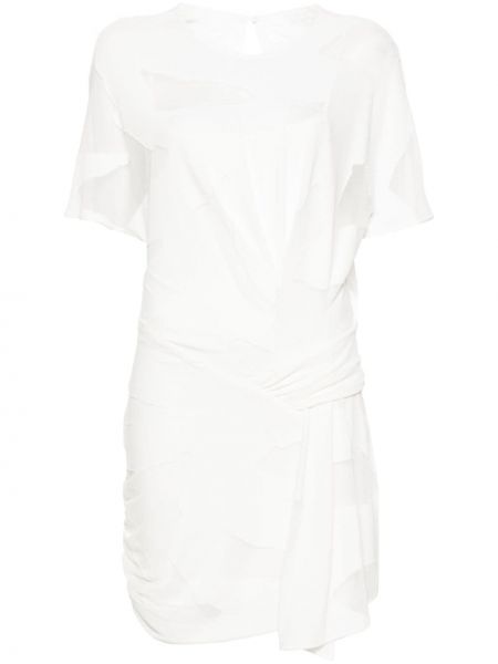 Priehľadné šaty Iro biela