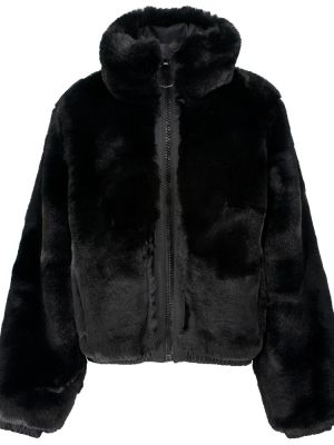 Куртка горнолыжная с мехом из искусственного меха Goldbergh, черная