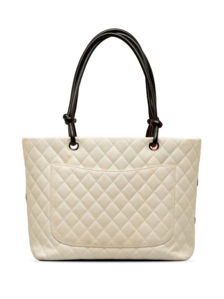 Shopper large Chanel Pre-owned blanc