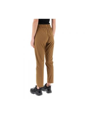 Pantalones slim fit Herno marrón