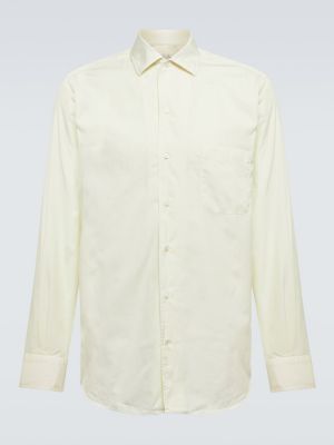 Bavlnená košeľa Loro Piana biela