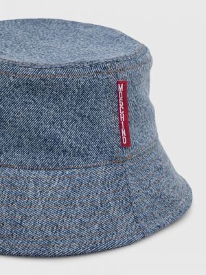 Pamučni šešir Moschino Jeans plava