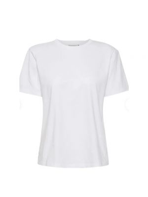 Koszulka bawełniana Gestuz biała