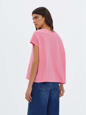 Majica bootcut Americanos ružičasta