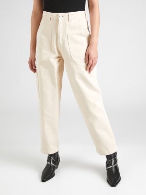 Vlnené džínsy Mazine biela