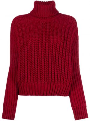 Chunky пуловер Parajumpers червено