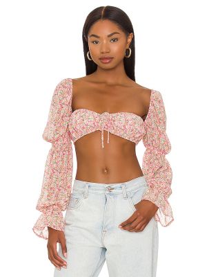 Crop top More To Come, rosa