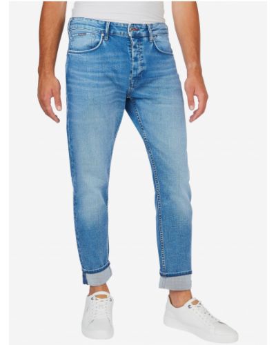 Priliehavé džínsy s rovným strihom Pepe Jeans modrá