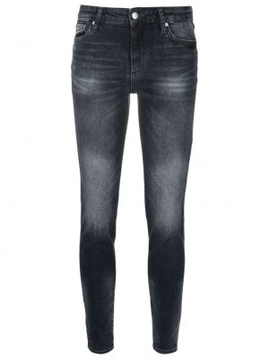 Skinny džíny s nízkým pasem Armani Exchange modré