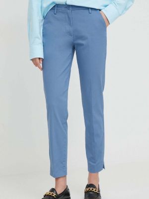 Spodnie dopasowane Sisley niebieskie