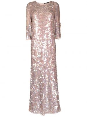 Paljett dress Jenny Packham rosa