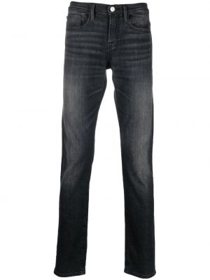 Slank skinny jeans Frame svart