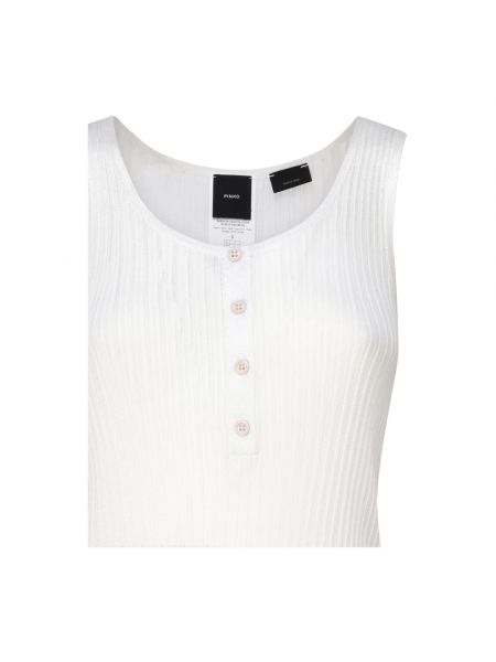 Jersey de algodón de tela jersey Pinko blanco