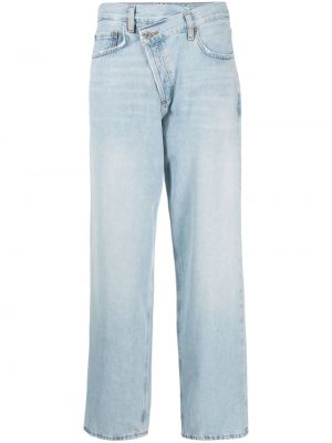 Straight leg jeans di cotone Agolde