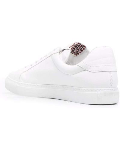 Sneakersy sznurowane koronkowe Zadig&voltaire białe