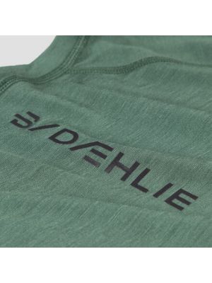 Шерстяная футболка с длинным рукавом Bjorn Daehlie зеленая