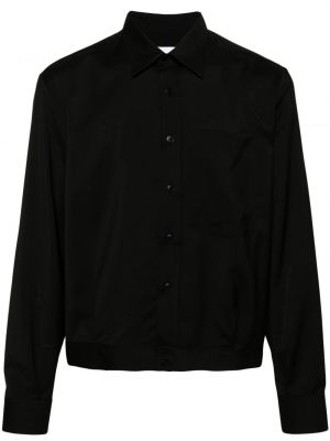 Vlněná košile Costumein černá
