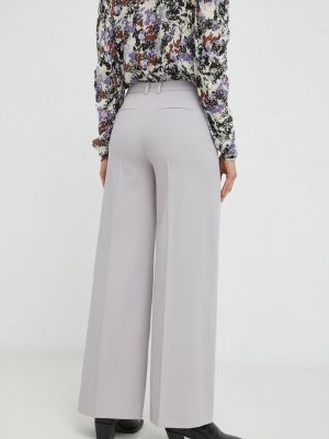 Pantaloni cu talie înaltă Drykorn violet