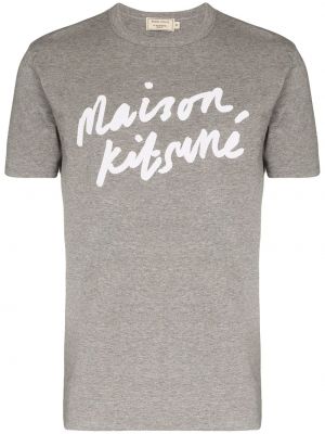 Camiseta Maison Kitsuné gris