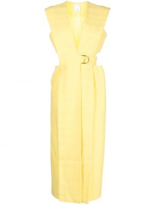 Sukienka midi Acler żółta