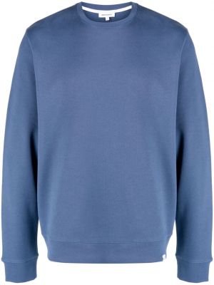 Памучен пуловер Norse Projects синьо