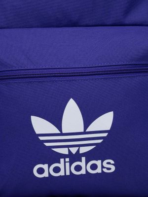 Batoh s potiskem Adidas Originals fialový