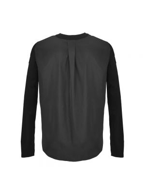Sweter z okrągłym dekoltem Moncler czarny