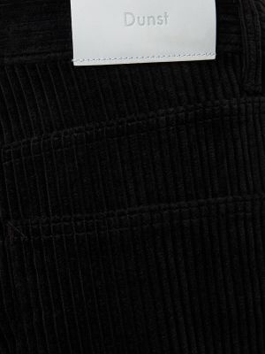 Spodnie sztruksowe Dunst czarne