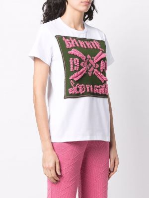 Bavlněné tričko s výšivkou Barrie
