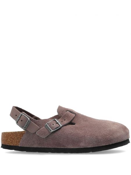 Ruskind sandaler med stropper Birkenstock lilla